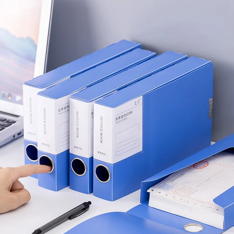 Multi functional VAT Special Invoice Storage Box File Organizer Folder For Financial Accounting Receipt Document Voucher