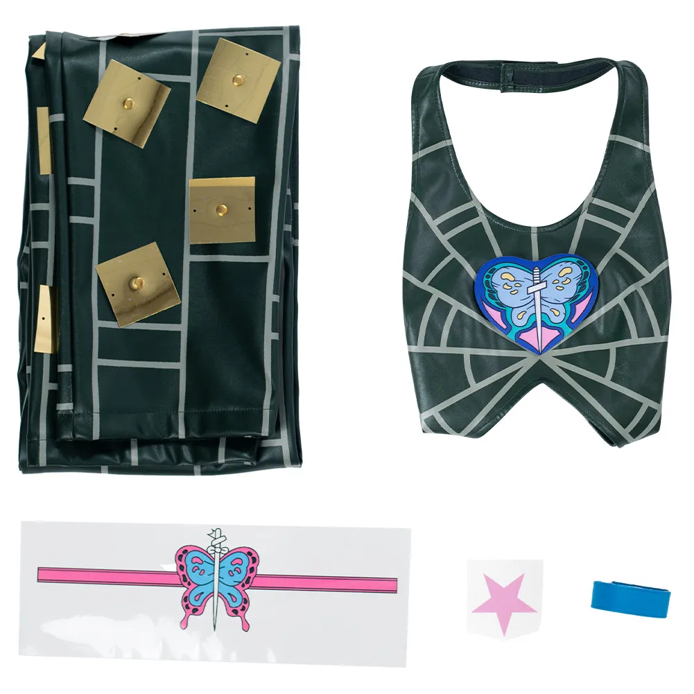 Steen Oceaan Jolyne Cujoh Cosplay Kostuum Jumpsuit Anime Bizar Avontuur Halloween Carnaval Vermomming Pak Voor Vrouwen - afbeelding 1