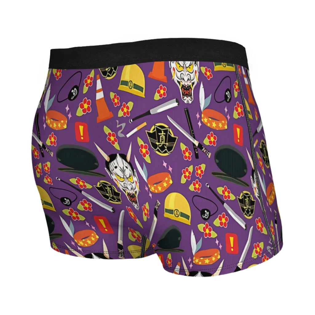 Mad Dog Of Shimano Pattern Yakuza Underpants Cotton Panties Man Underwear Sexy Shorts Boxer Briefs