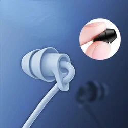 Skin-friendly Silicone ASMR Side Sleeper with Stereo Wired Earbuds, Sleep Headphones, Earbuds, Soft and Good for Sleep Insomnia