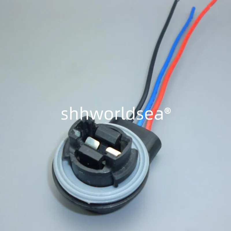 1/10PCS Car Light Base T25 3156 3157 Bulb Socket Connector With Wire For Ford Jeep Buick Dodge Chrysler Lamp Holder Accessories