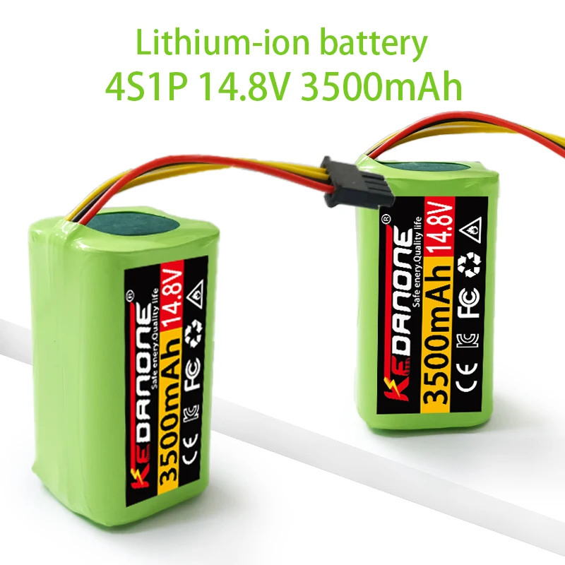 

4S1P 14.8V 3500mAh Li-Ion Battery,For Cecotec Conga 1390 1590 Vacuum Cleaner Robot Replacement Rechargeable Lithium Battery