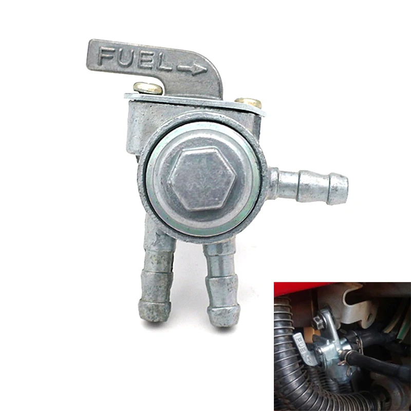 

Motorcycle Dirt Pit Bike ATV 3-Port Gas Fuel Valve Switch Petcock Tap Valve Switch Motorcross Moto Go Karts Karting Accessories