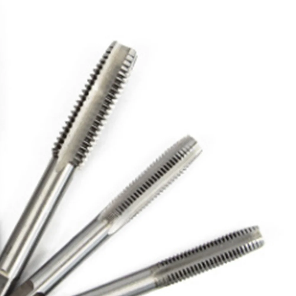 

5Pcs Machine Screw Thread Metric Plug Tap Set M5 M8 Hss Spiral Point Straight Flute Hand Tool Auto Repair Machinery