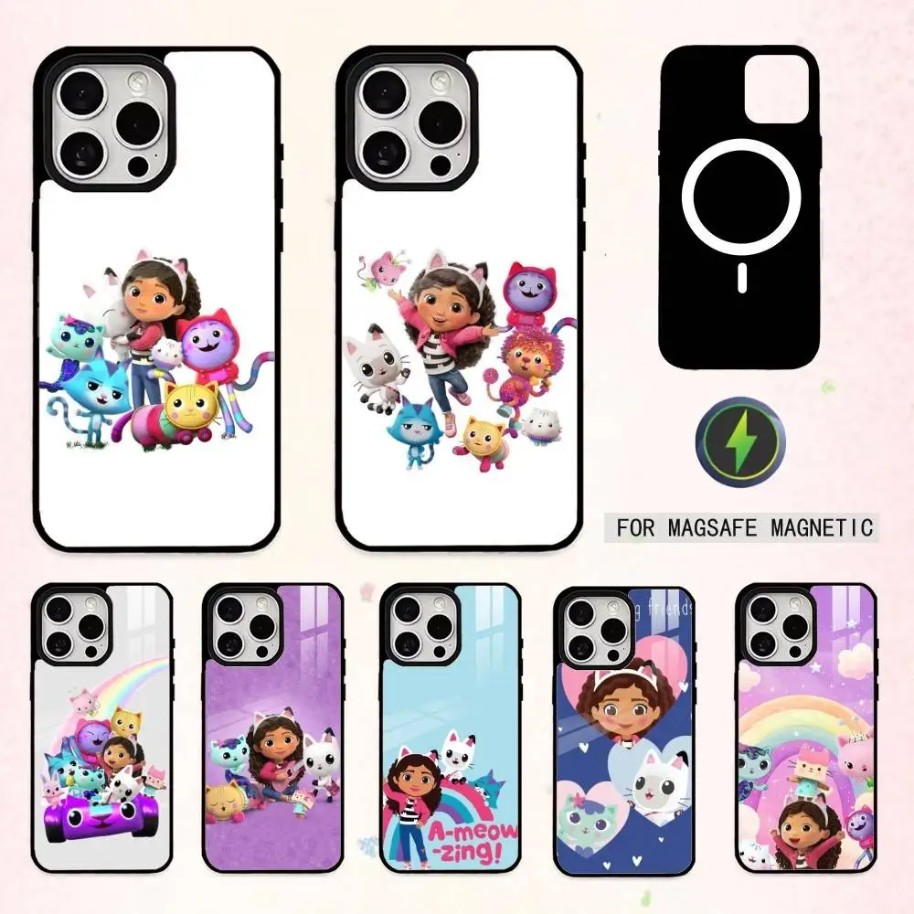 

Funny G-Gabbys D-Dollhouse Cute Phone Case For iPhone17,16,15,14,13,12,11 Plus,Pro Max Magnetic For Magsafe Wireless Charging