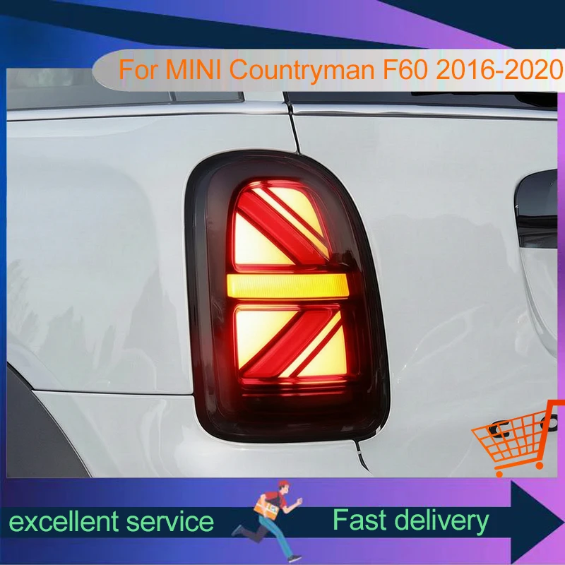 A Pair of New Taillights For BMW MINI Countryman F60 LED 2016-2020 DRL Rear Decorative Lamp Vehicles Tools Car Accessories