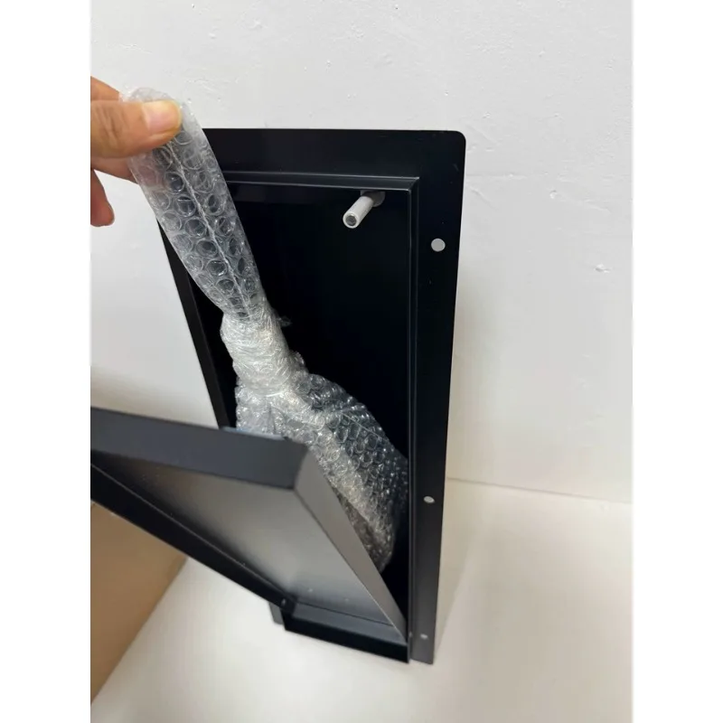 Niche Toilet Brush   Bathroom Toilet Side Stainless Steel Embedded Silicone Brush Into Wall Hidden Model