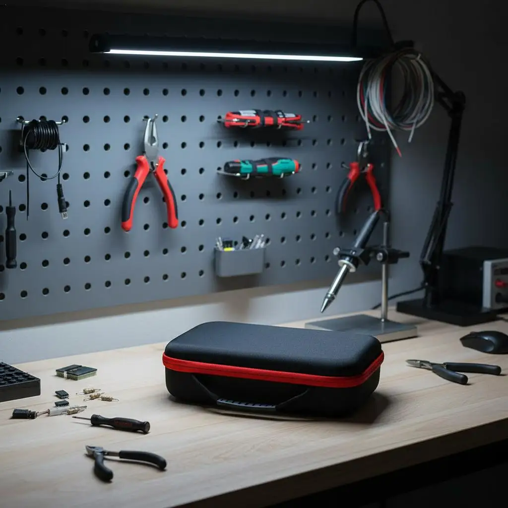 حقيبة أدوات جديدة ذات سعة كبيرة 3 أحجام حقيبة مقاومة للماء وممتصة للصدمات حقيبة أدوات الأجهزة الكهربائية حقيبة يد تخزين محمولة #1