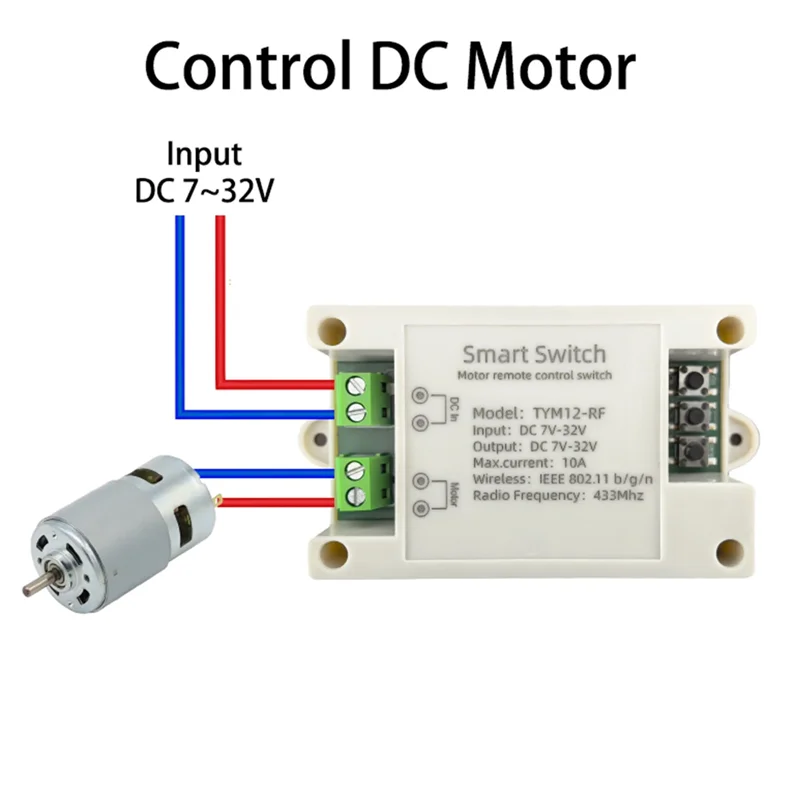 

Контроллер двигателя ABUO-Wifi, электрический линейный привод Tuya DC12V 24V 32V RF433, пульт дистанционного управления, работает для Alexa/Google Home Smart Life