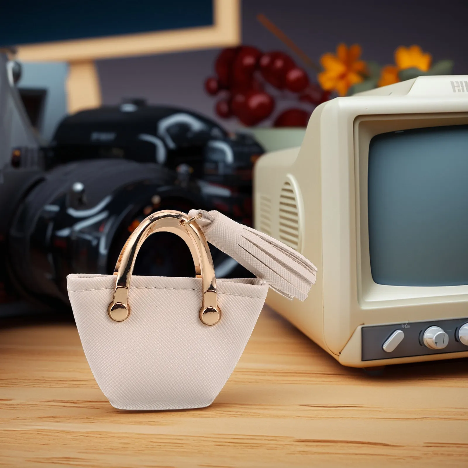 

Mini Messenger Bag Soft Comfortable Fashionable Accessory for Girls Dress Home Decor Interchangeable Charm