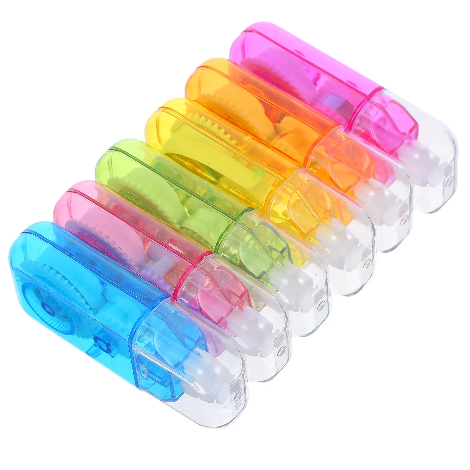 6Pcs Mini Correction Tapes for Students Lightweight Flexible Smooth Rewritable Surface Tape Eraser Small Stationery Supplies
