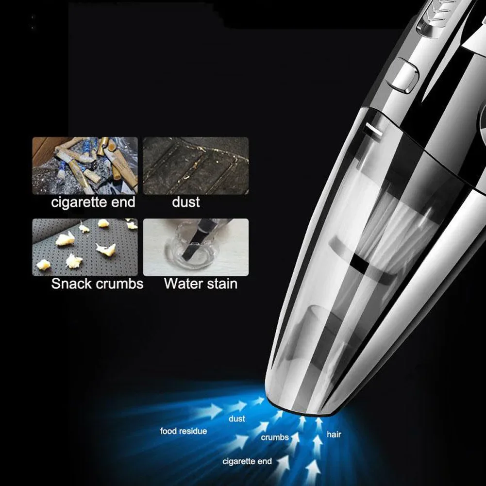 

Car Mounted Wireless Dry and Wet Household Handheld Vacuum Cleaner