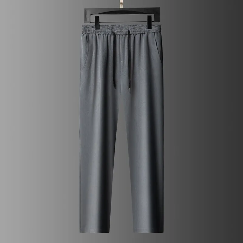 2025 Summer New Fashion Trend Breathable Cotton and Linen Suit Men's Leisure Loose Sports Large Size High Quality Two-Piece Set