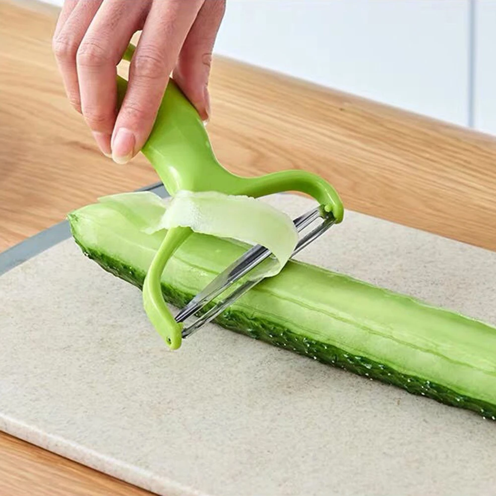 Peeler Vegetables Fruit Stainless Steel Cabbage Graters Salad Potato Slicer Kitchen Accessories Cooking Tools Wide Mouth gallery 4