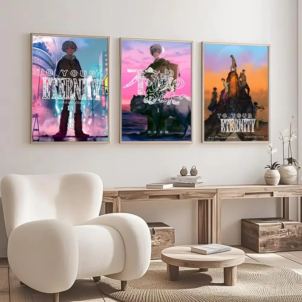 Anime T-To Your Eternity Poster Wall Art Print, Aesthetic Room Decor, Modern Home Decor, Removable Print