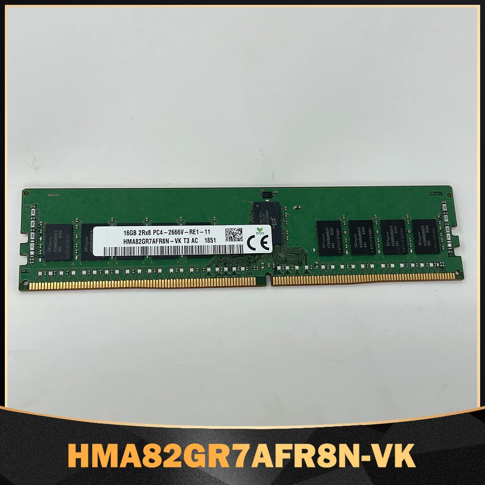 

1PCS RAM 16G 16GB 2RX8 2666 DDR4 PC4-2666V For SK Hynix Memory HMA82GR7AFR8N-VK