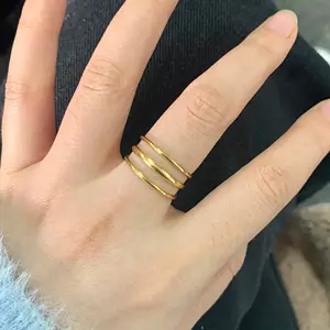 Goldene Farbkobra und Sonnenringe für Frauen, Edelstahl, Muschel, weiblicher und männlicher Ring, Luxusqualität Schmuck 8 Hauptverkaufsring Steel Cobra - №6