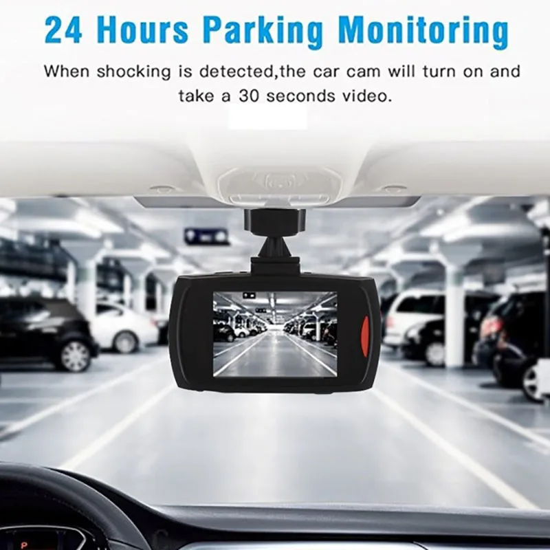 G30 Driving Recorder 6 LED Car DVR Camera Dash Cam Video 1080P 2.2Inch LCD Display G-Sensor Night Vision Vehicle Camera