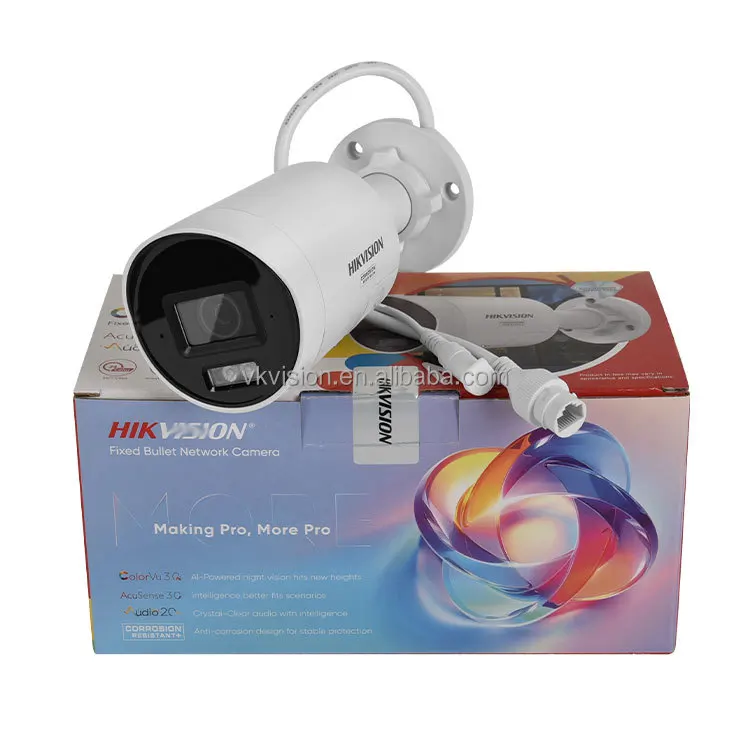 

July003 DS-2CD2087G3-LI2UY/S(L)(RB) 8MP Smart Hybrid Light and ColorVu CMOS Sensor Fixed Mini Bullet Network Camera
