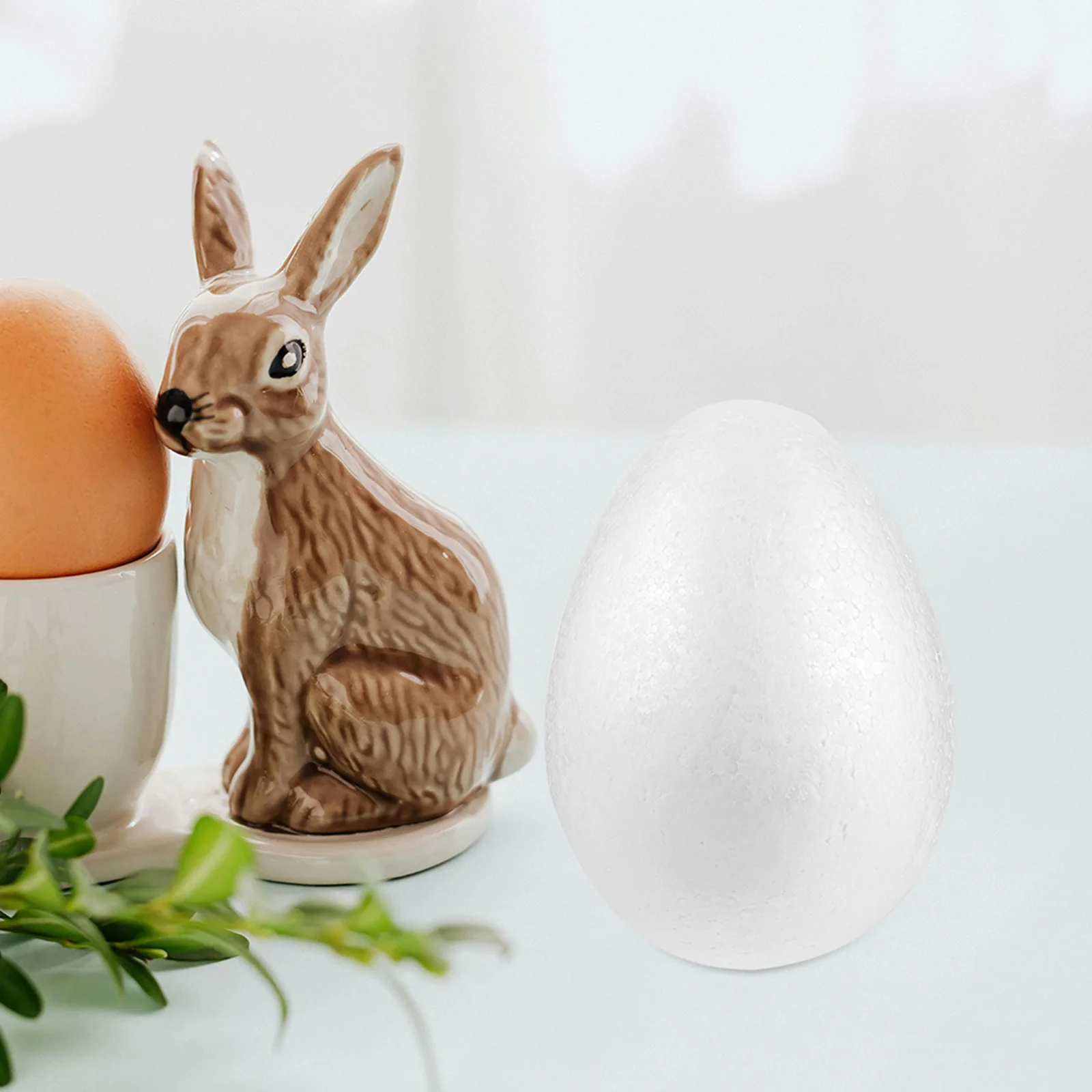 3 stuks decoratieve paaseieren, lichtgewicht, onbreekbaar schuim, ambachtelijke eieren, glad oppervlak voor kinderen, schilderen, vakantiedecoratie