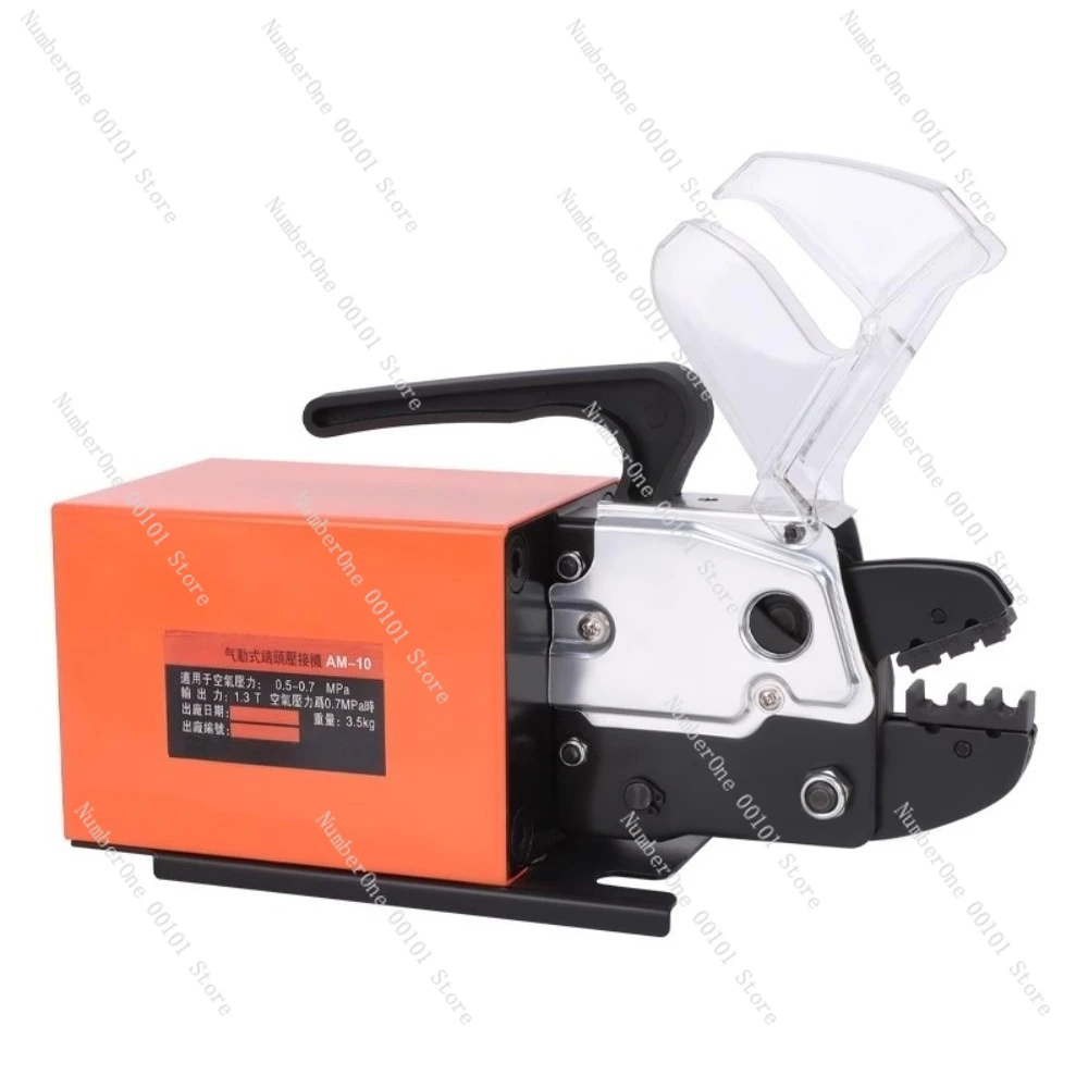 Pneumatic crimping tool am-10, 0.25-10mm multifunctional interchangeable mold terminal crimping machine