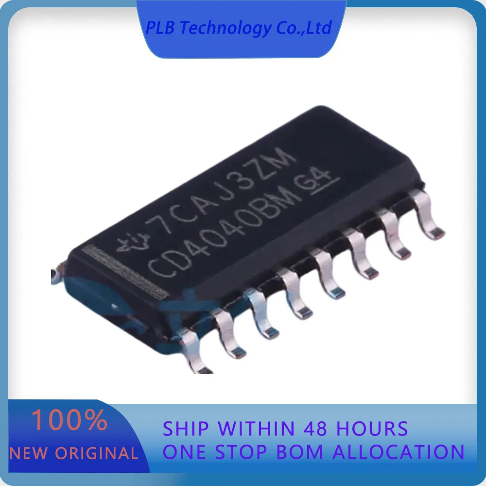 20PCS CD4040BM96 CD4040  Falling Edge 3V~18V 1 12MHz SOIC-16 Counters Dividers Original Stock