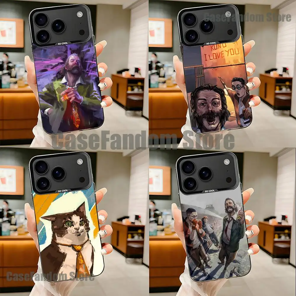 

Game D-Disco E-Elysiums Phone Case For iPhone 17,16,15,14,13,12,11,Pro,Max,Plus,Black Matte Shockproof Cover