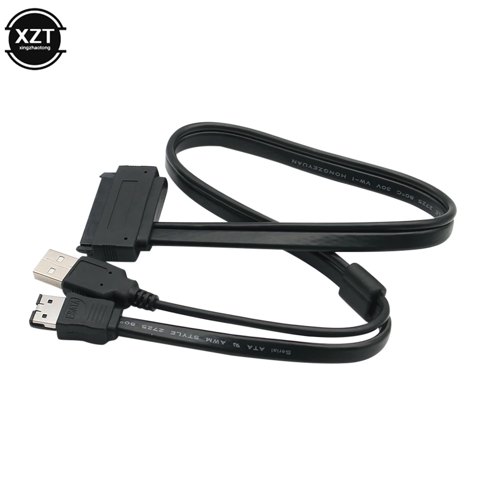 Hard Disk Drive SATA 22 Pins to ESATA Data USB Powered Cable Adapter JUL 12 Top Quality Hot Sale