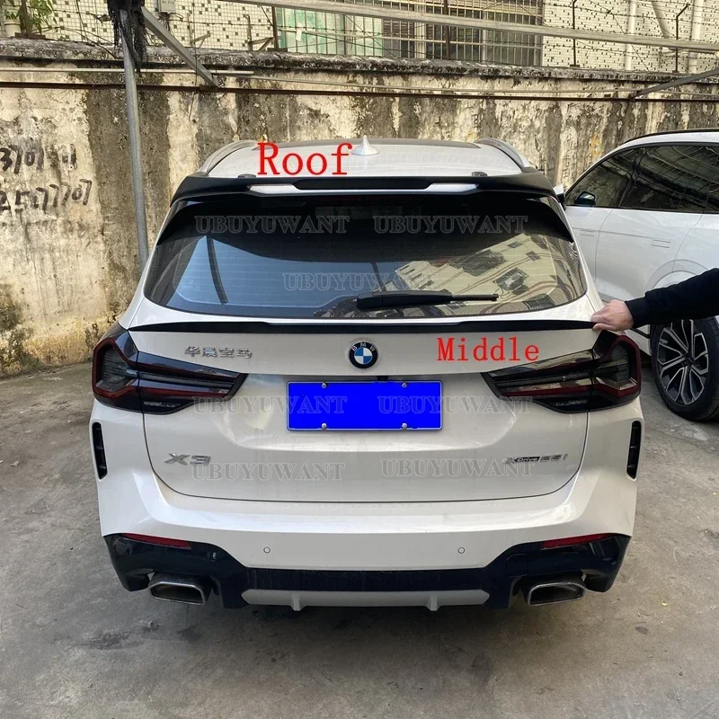 for BMW X3 G01 high-quality carbon fiber and FRP black color rear spoiler tail wing trunk cover car styling