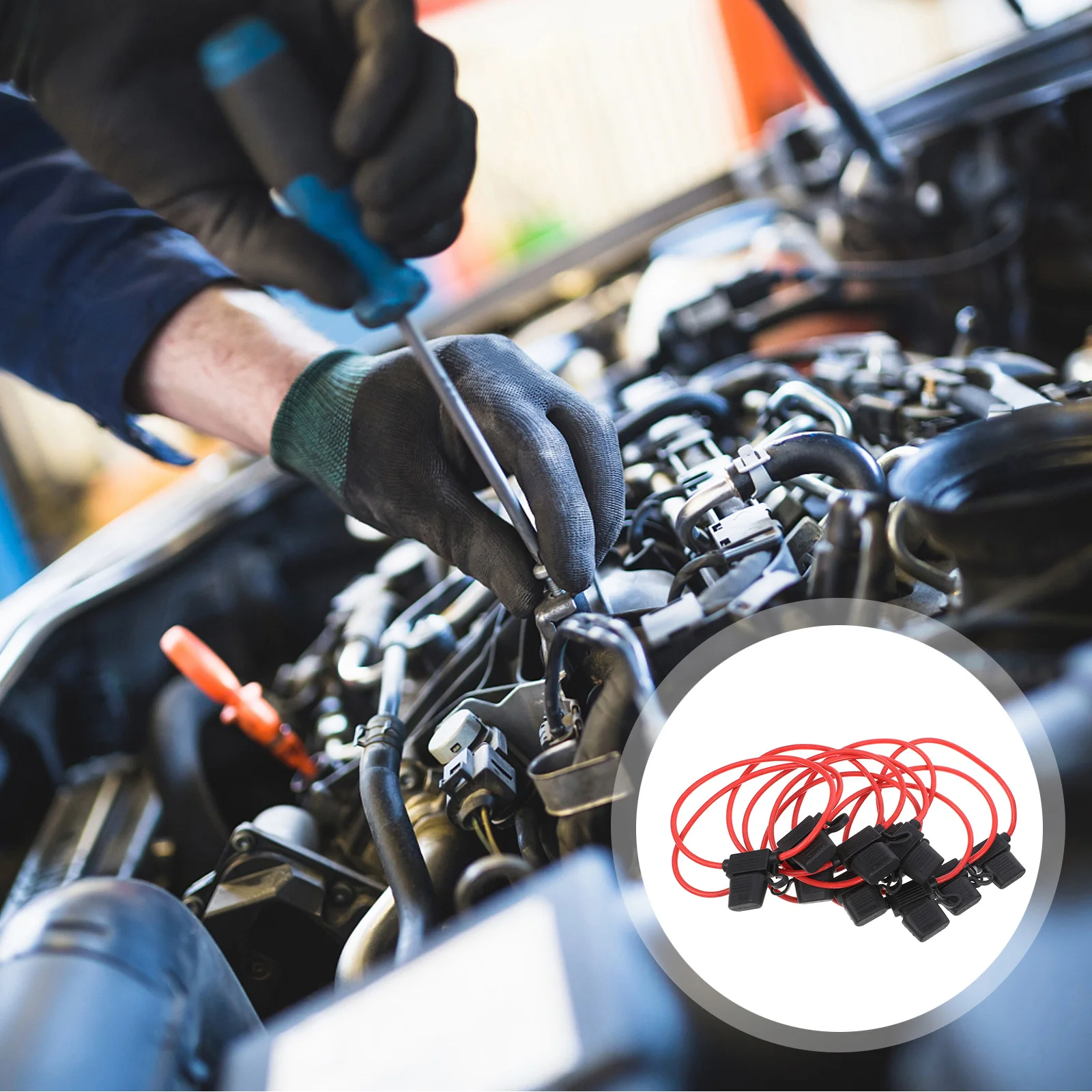 

10Pcs 40a Waterproof in-Line Mini Small Fuse Holder 125V Dc Auto Car Boat Truck Fuse Holder 12 Awg Cable Auto 12 Awg Cable