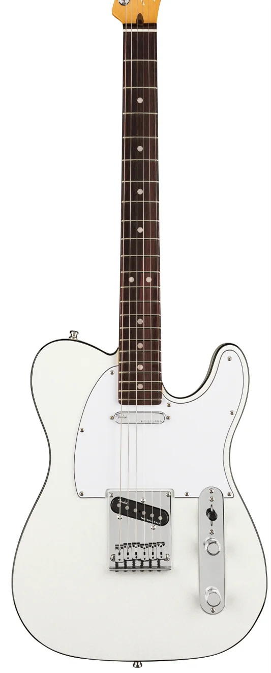 Telecast Electric Guitar,Pearl white imported paint, imported alder body, Canadian maple neck, lightning package