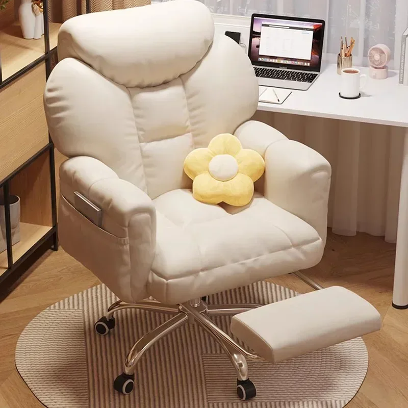 Durable Leather Stretch gaming chairs Sofa Gaming Arm Swivel gaming chairs Relax Office Reclining Armchairs Rooms And Sofas