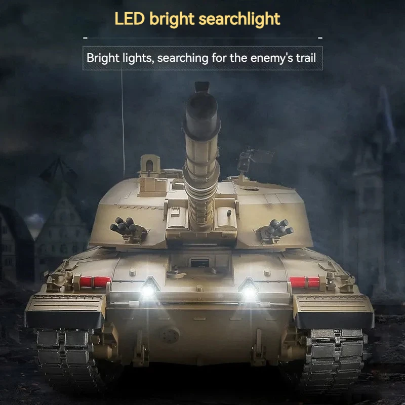 Großes ferngesteuertes Kampfpanzer-Spielzeugauto-Modell, Kindergeschenk, multifunktionale Rc-Panzerfahrzeug-Enthusiasten-Kollektion