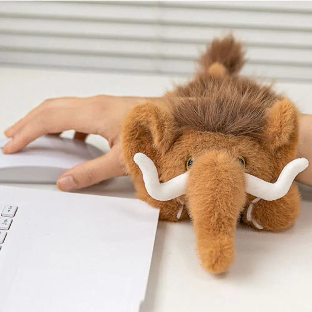 Simulação elefante simulação mamute brinquedos de pelúcia pelúcia pp algodão realista mamute brinquedo de pelúcia animal de pelúcia macio