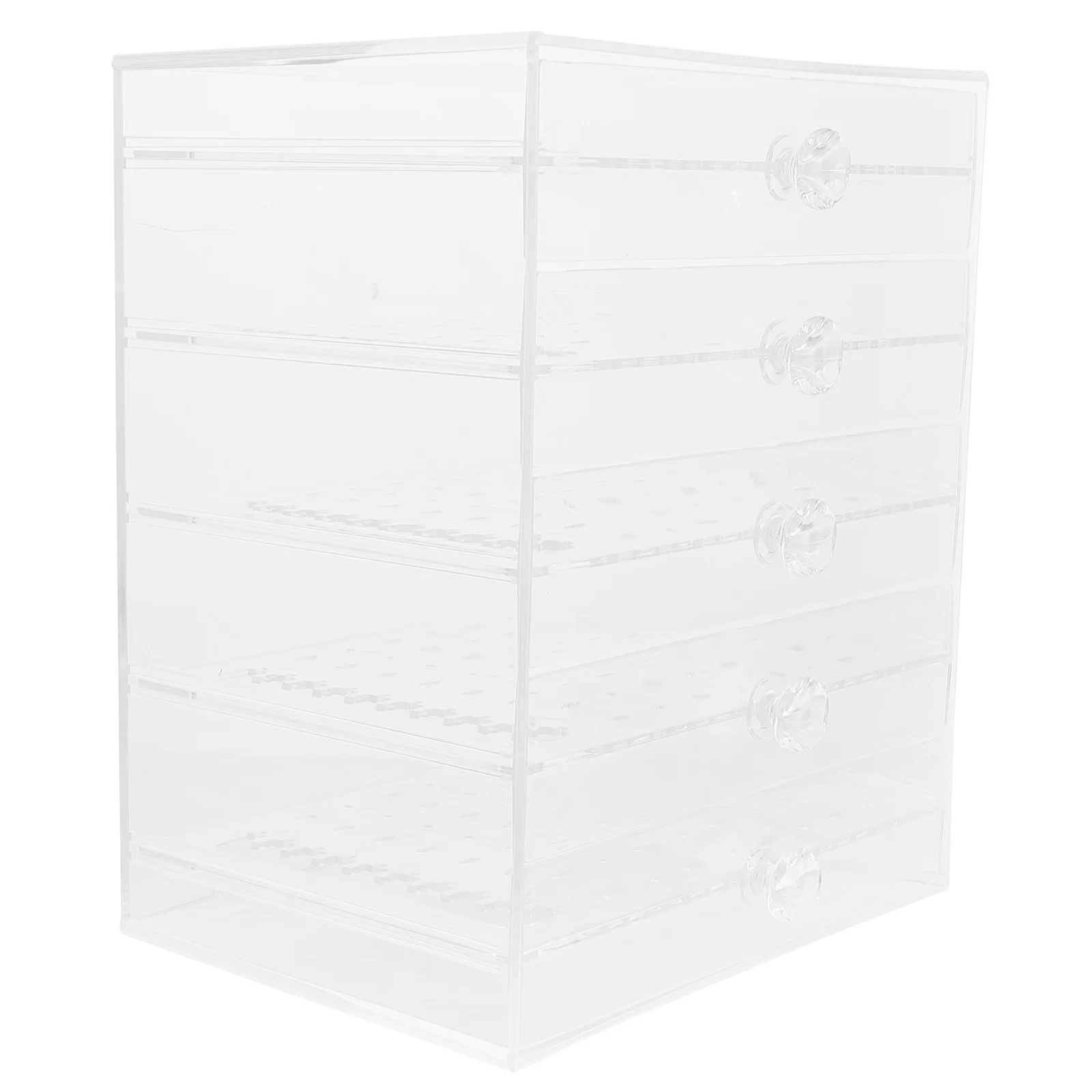Transparent Acrylic Earring Holder Display Box Durable Organizer Stand for Ear Studs Hoops Lightweight Portable Jewelry Storage