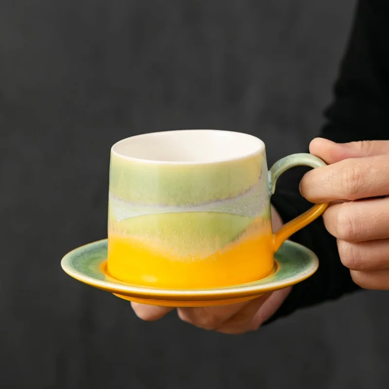 Ceramic kiln transformed coffee cup, exquisite mug, water cup