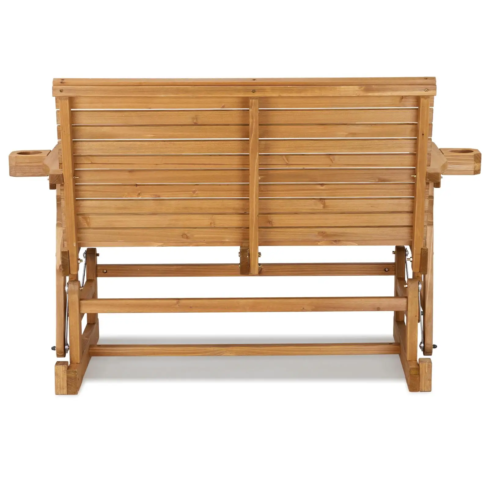 Chaise fœtale de jardin à double dossier horizontal pour la relaxation