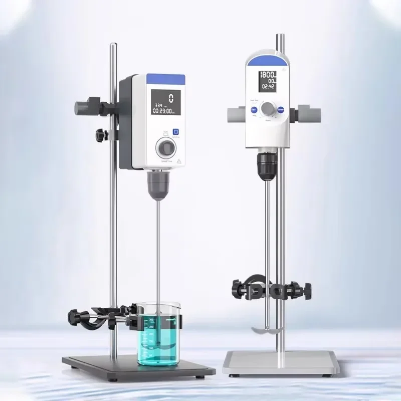 

Lab Overhead Stirrer Mixer High Speed Adjustable Digital Laboratory Mixing Equipment Precision Homogenizer Very Good