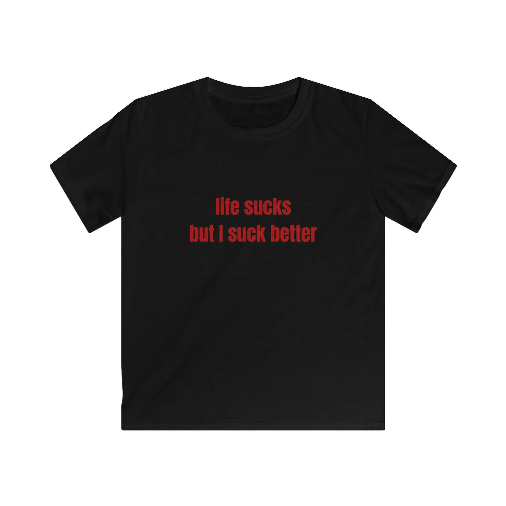 Life Is Tough, But I Work Harder. Men's and Women's Casual Fashionable, Relaxed and Comfortable, Fun Slogan T-shirts