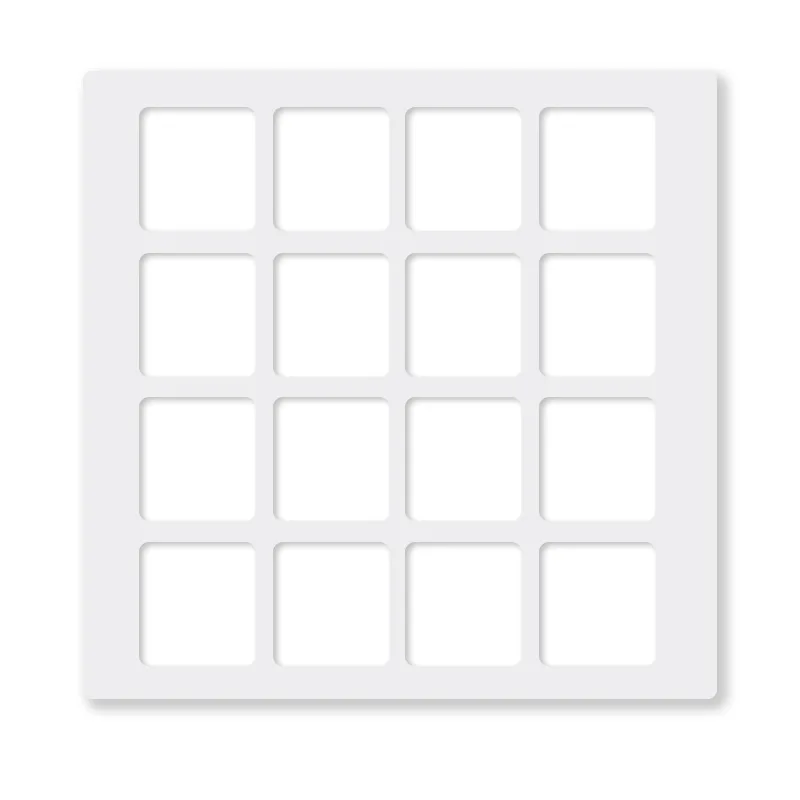 29x29cm 2Pcs Light Shaping Tools Photo Props Window Pane Shadow Blinds Frame Half Dome Pattern for Photographic Studio