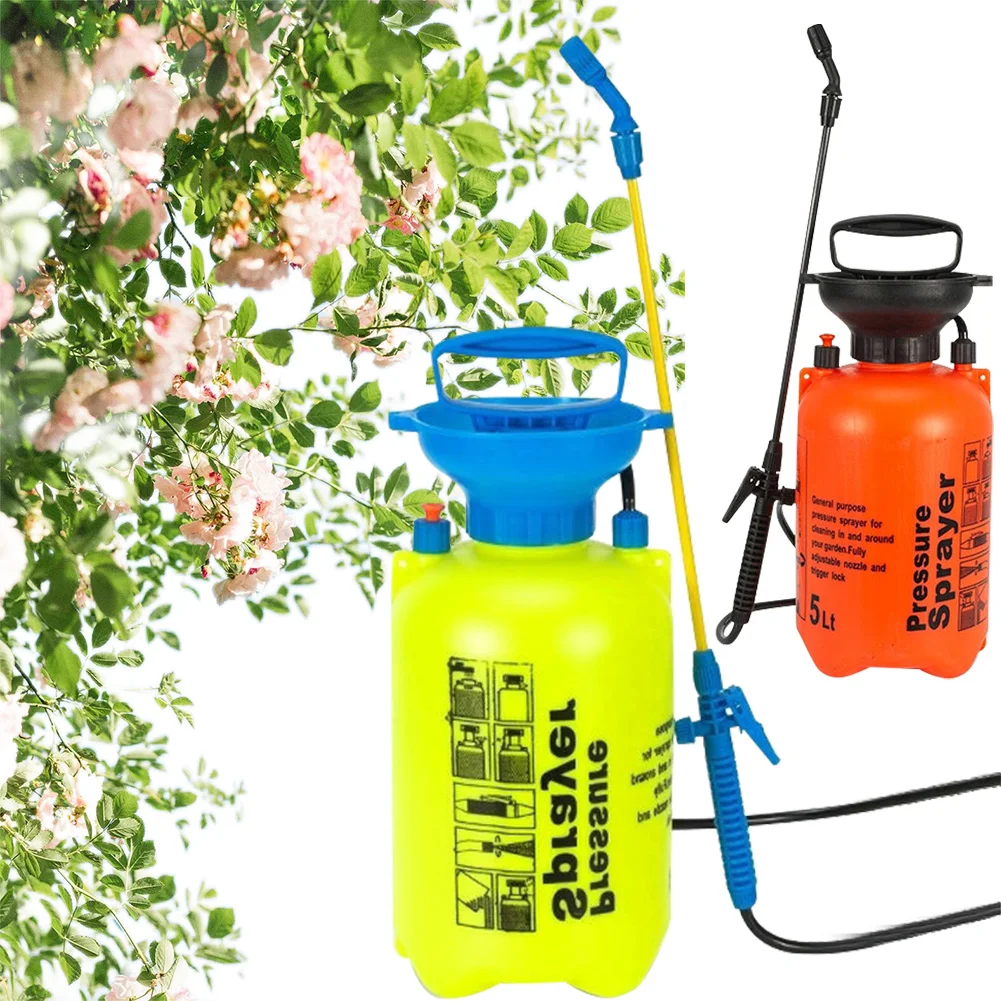 

5L Garden Pressure Sprayer Water Pump Pressure Sprayer Adjustable Strap Plant Spray Bottle for Agricultural Gardening