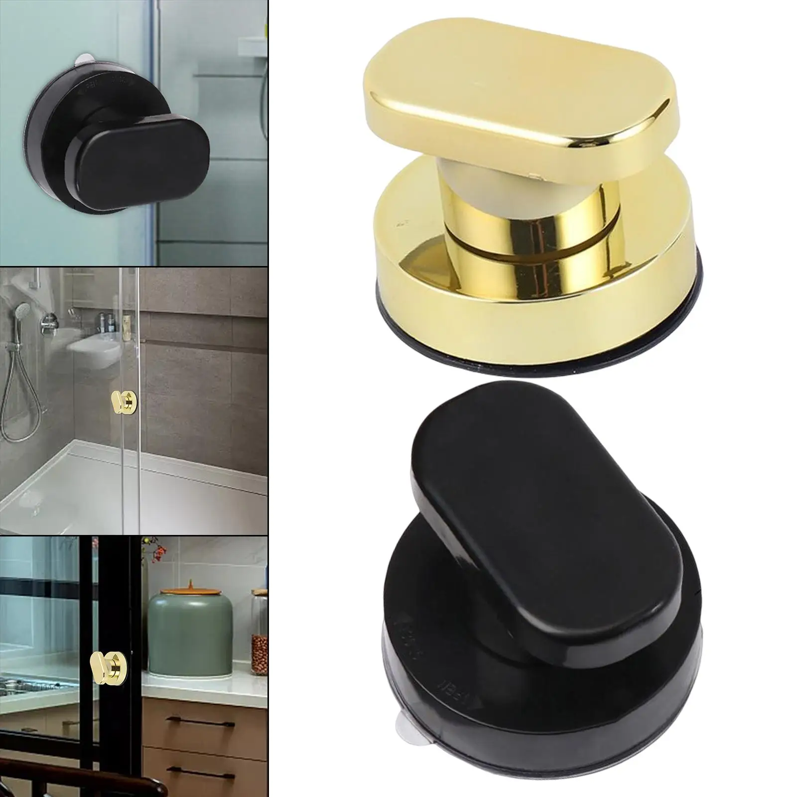 Powerful Suction Cup Drawer Glass Mirror Grip for Cupboard Bathroom Cabinet