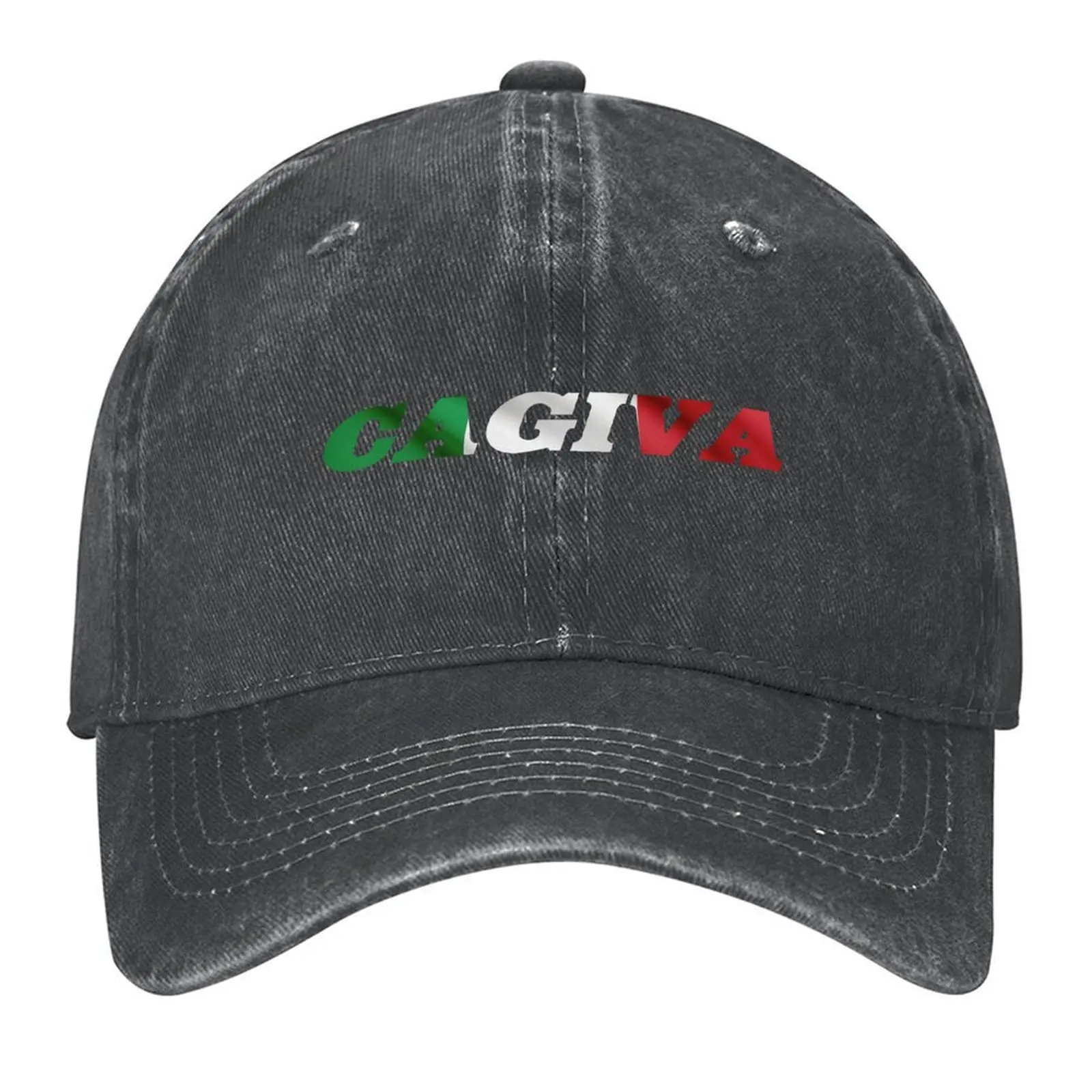 

Cagiva Italian Flag Nameplate Baseball Cap black Snapback Cap Custom Cap Beach Outing Women Caps Men's