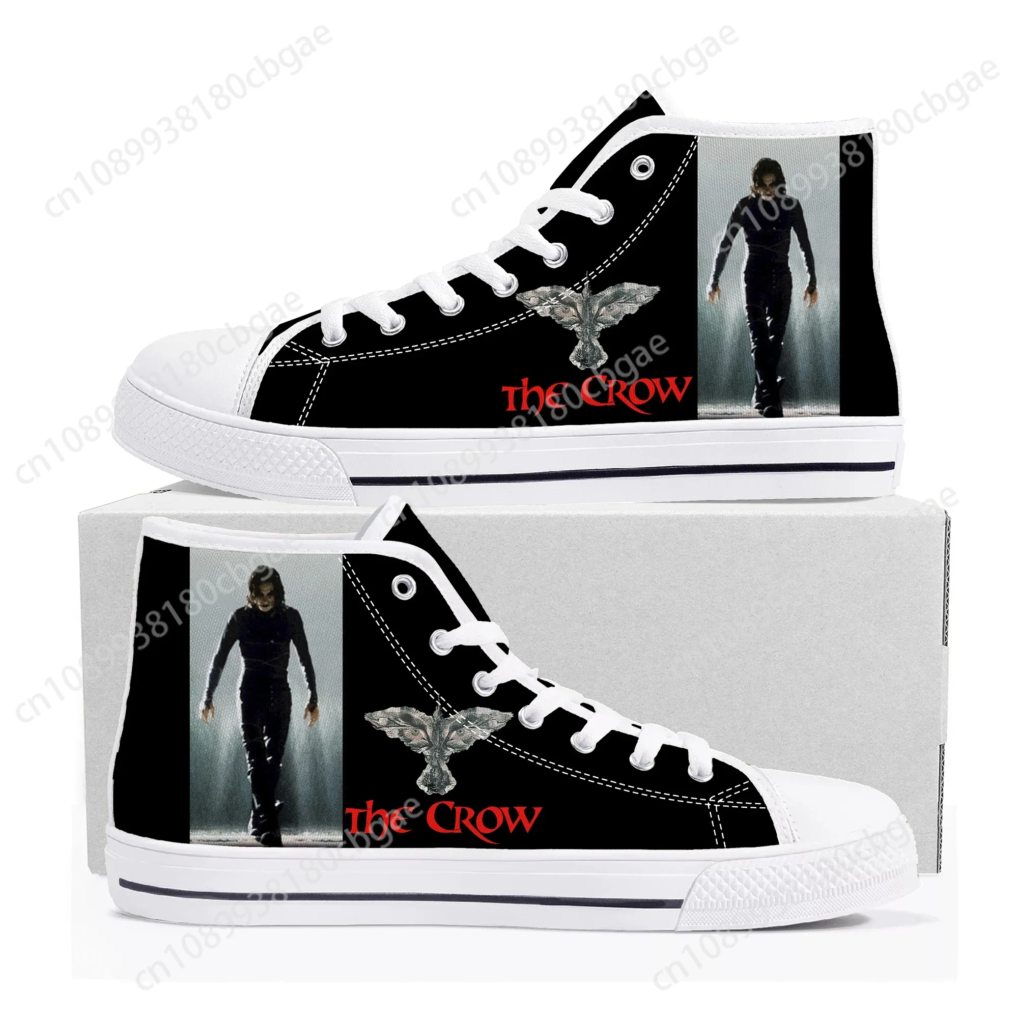 

Crow Classic Movie High Top Sneakers Mens Womens Teenager High Quality Canvas Sneaker couple Casual Shoe Customize Shoes