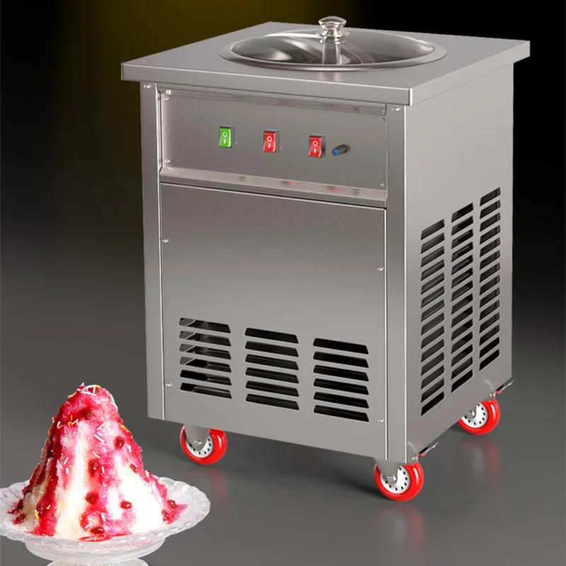 Automatic Shaved Ice Machine Commercial Popsicle Machine Quick-Freezing Fruit, Yogurt, and Ice Cream Machine(Customized)
