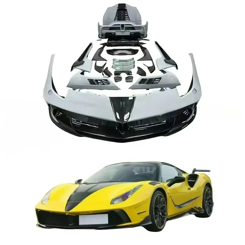 Applicable to ForFerrari 488 has been upgraded with an MSY-style body package.