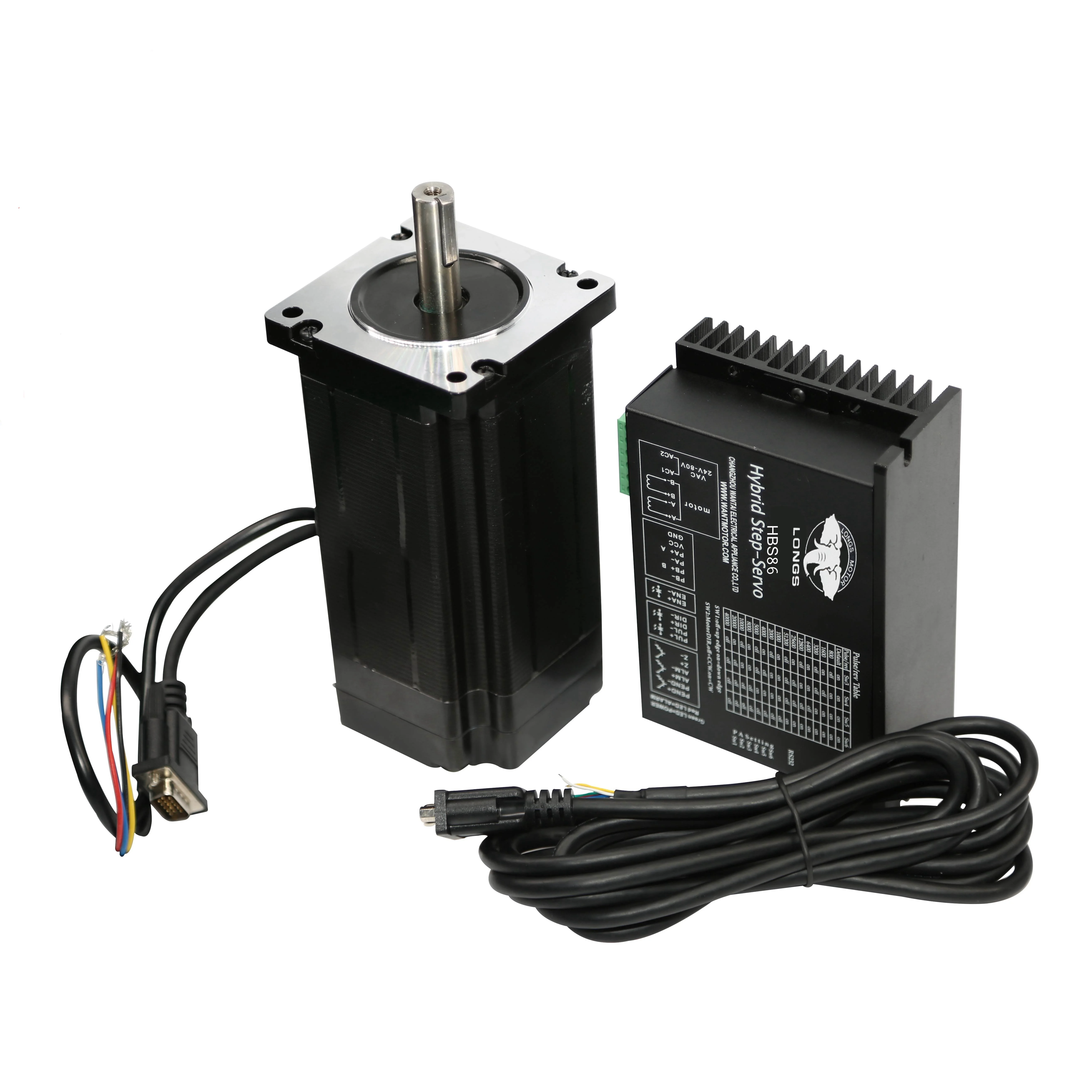 

1 axis Closed-Loop Stepper motor NEMA34 12N.m 1700 oz.in 1000line&Servo Driver HBS86H