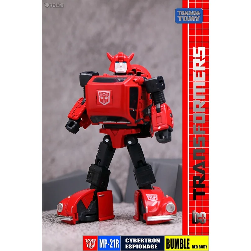 Takara Tomy Transformers capolavoro MP-21R Bumble Red Boy 12Cm Anime Original Action Figure Model Toy collezione regalo di compleanno