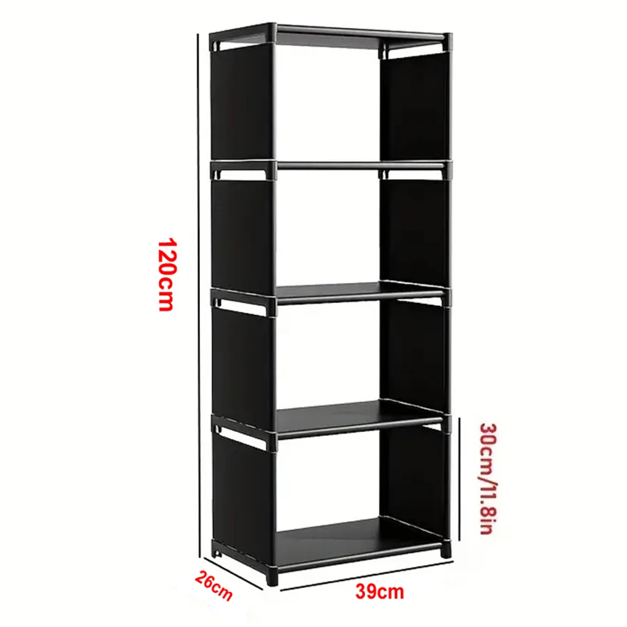 

Living room bookcase 4th floor bookshelf display Home storage Industrial bookcase