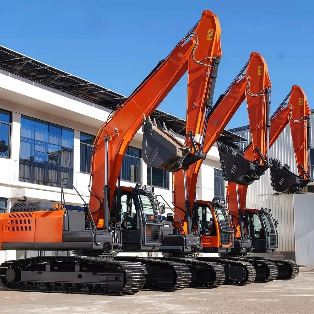 Mine Heavy Excavator Water Cooling Turbocharged Engine Overload Hydraulic Lock Complete Safety Warning Alarm Machinery
